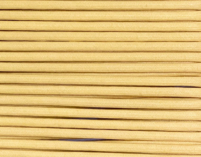 3mm Waxed Cotton Cord Butter Col. 14