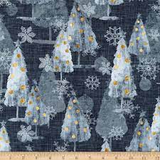 Christmas Trees and snowflakes 04421