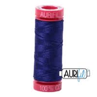 Aurifil 12wt. 50 mtr spool. 1200 Blue Violet