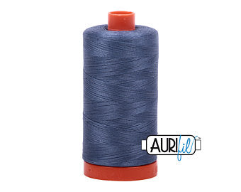 Aurifil 50 WT Cotton Thread Colour: Dark Grey Blue 1248