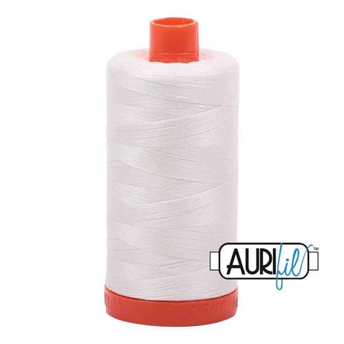 Aurifil 50 WT Cotton Thread Colour: Chalk 2026