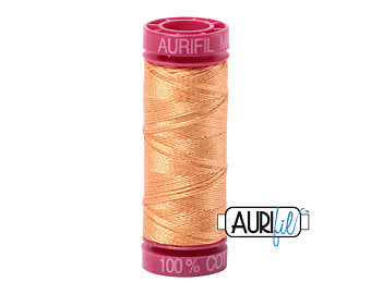 Aurifil 12wt. 50 mtr spool. 2214 Golden Honey