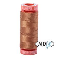 Aurifil 12wt. 50 mtr spool. 2335 Cinammon