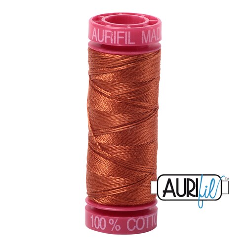 Aurifil 12wt. 50 mtr spool. 2390 Cinnamon Toast