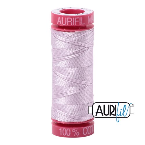 Aurifil 12wt. 50 mtr spool. 2564 Pale Lilac