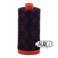 Aurifil 50 WT Cotton Thread Colour: Aubergine 2570