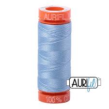 Aurifil 12wt. 50 mtr spool. 2715 Robins egg