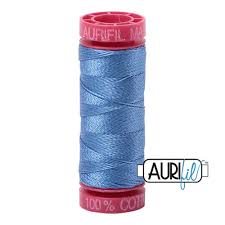 Aurifil 12wt. 50 mtr spool. 2725 Light Wedgewood