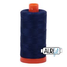 Aurifil 50 WT Cotton Thread Colour: Dark Navy 2784