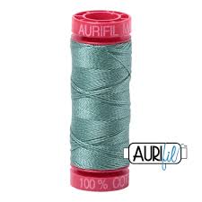 Aurifil 12wt. 50 mtr spool. 2845 Dusty Moss