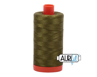 Aurifil 50 WT Cotton Thread Colour: Very Dark Olive 2887