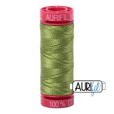 Aurifil 12wt. 50 mtr spool. 2888 Fern Green