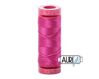 Aurifil 12wt. 50 mtr spool. 4020 Fushia