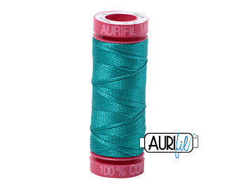 Aurifil 12wt. 50 mtr spool. 4093 Jade