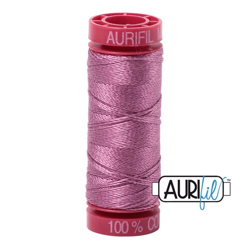 Aurifil 12wt. 50 mtr spool. 5003 Wine