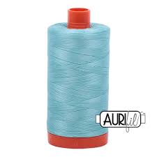 Aurifil 50 WT Cotton Thread Colour: Light Turquoise 5006