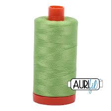 Aurifil 50 WT Cotton Thread Colour: Shinning Green 5017