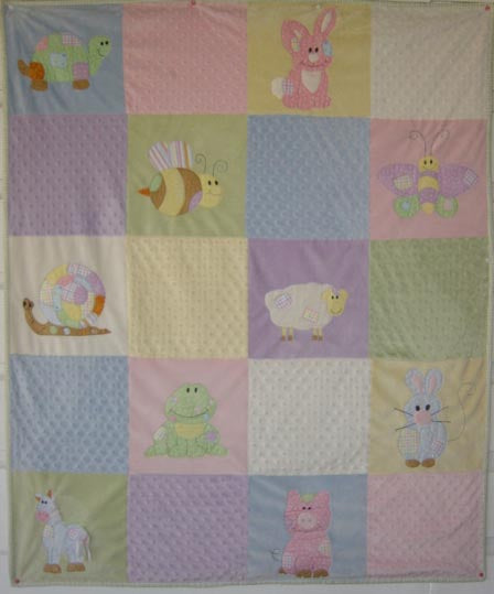 Animal Patch Blanket Pattern