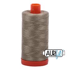 Aurifil 50 WT Cotton Thread Colour: Light Khaki 2900