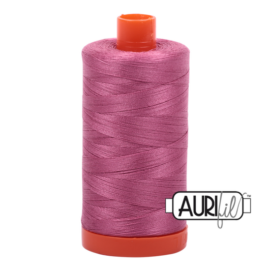 Aurifil 50 WT Cotton Thread Colour: Dusty Rose 2452