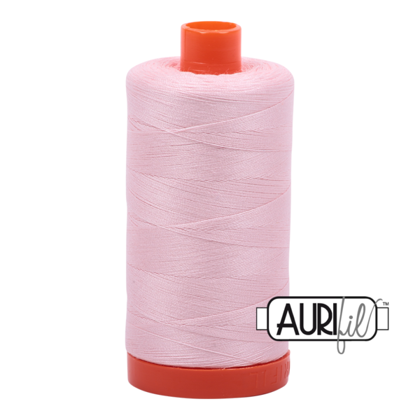 Aurifil 50 WT Cotton Thread Colour: Pale Pink 2410