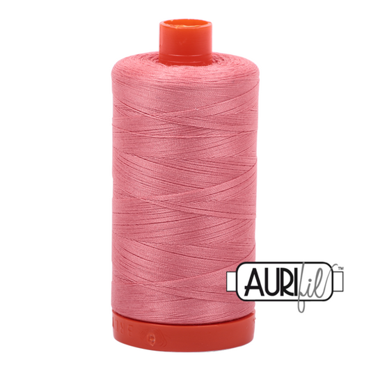 Aurifil 50 WT Cotton Thread Colour: Peachy Pink 2435
