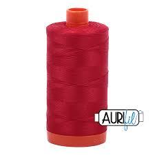 Aurifil 50 WT Cotton Thread Colour: Red 2250