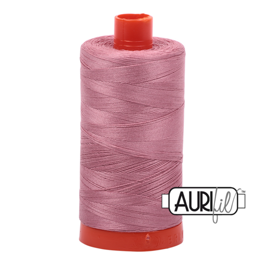 Aurifil 50 WT Cotton Thread Colour: Victorian Rose 2445