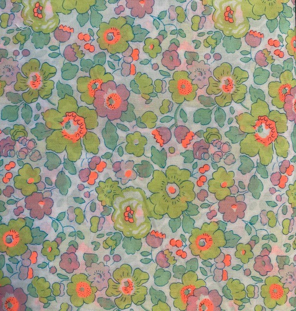 Liberty Tana Lawn - Betsy Neon Bespoke 32X