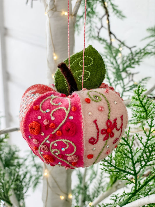 Luxurious Apple - Brights Peach - designed by Ngaire Montgomery-Williams