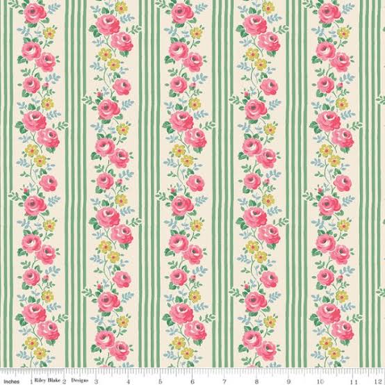 Cath Kidston Signature Collection Stripe Green C18372