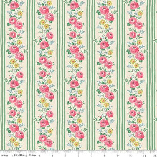 Cath Kidston Signature Collection Stripe Green C18372