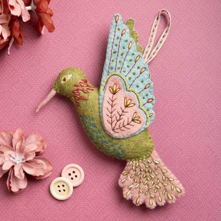 Corrine Lapierre Felt Hummiongbird