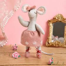 Corrine Lapierre Felt Little Mouse Ballet Dancer