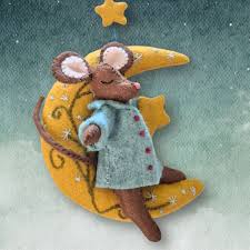 Corrine Lapierre Felt Little Mouse Makes a Wish