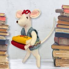 Corrine Lapierre Felt Little Mouse The Librarian