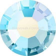 Flatback, Hotfix Premium Crystals - Aqua Bohemia AB Crystal