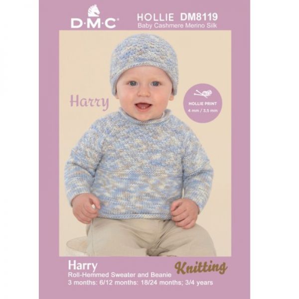 DMC Harry Roll-Hemmed Sweater and Beanie