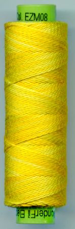 Sue Spargo Eleganza Perle Cotton #8, #5 and #3 - Solar Yellow EZM08