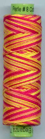 Sue Spargo Eleganza Perle Cotton #8, #5 and #3 - Saltwater Taffy EZM32