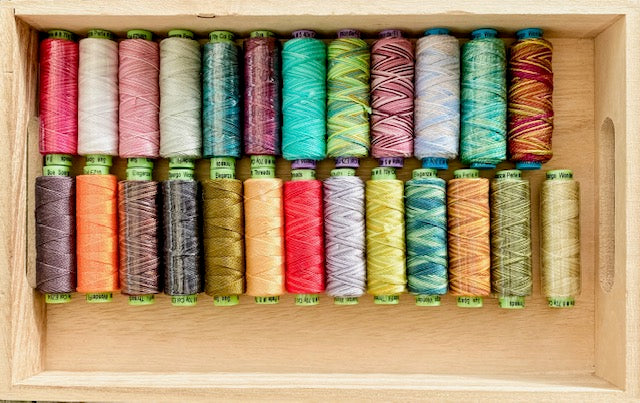 Tree Thread Designs Forest for the Trees Embellishing Thread Kit – Apple Basket Quilts