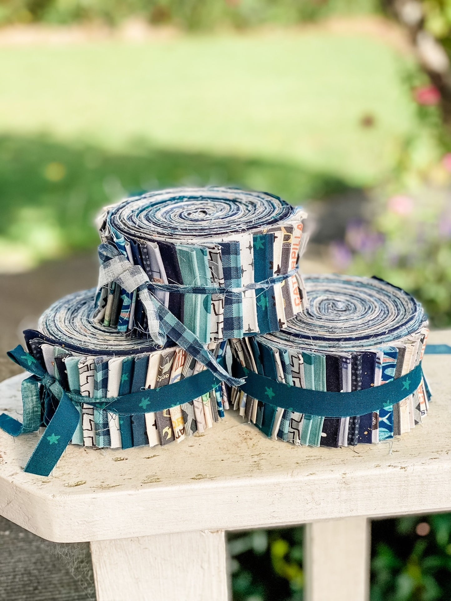 Lovely Blues and Teals Jelly Roll