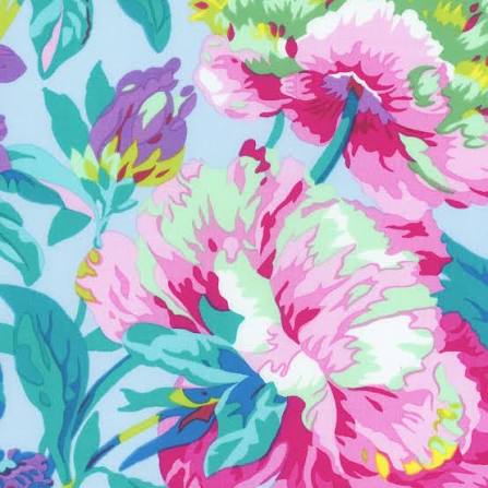 Kaffe Fassett 108" Wide Quilt Backer Voluptuous Pastel