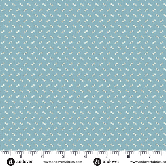 Laundry Basket Quilts - Special Delivery Double Daisy Blueberry