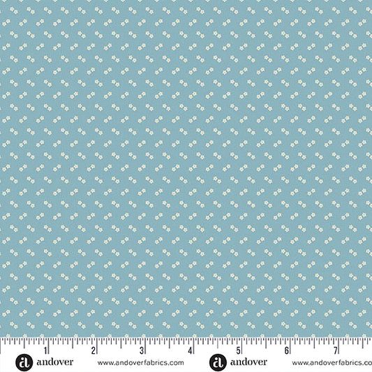 Laundry Basket Quilts - Special Delivery Double Daisy Blueberry