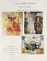 Teeny Tiny Collage Pattern Group #2 Fox-Cow-Truck