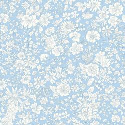 Liberty Cotton Emily Belle Baby Blue