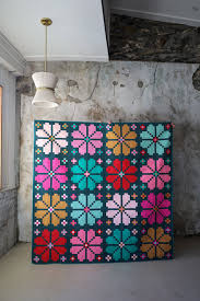 Knitted Blooms Quilt Pattern by Lo & Behold