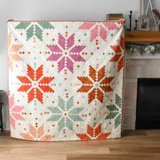 Knitted Star Quilt Pattern by Lo & Behold
