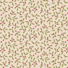 Merry Little Christmas Holly Clay 100639 Mistletoe Cream
